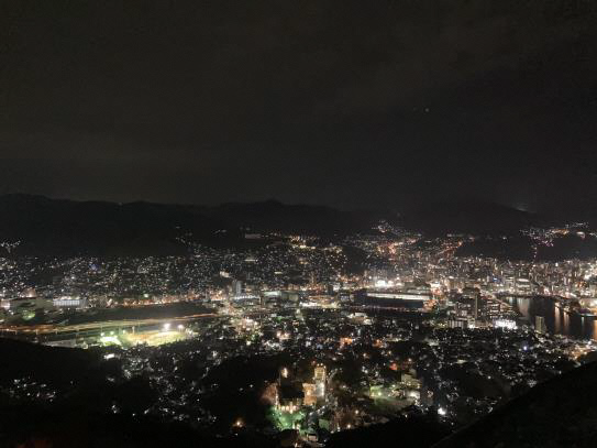 稲佐山山頂展望台の夜景